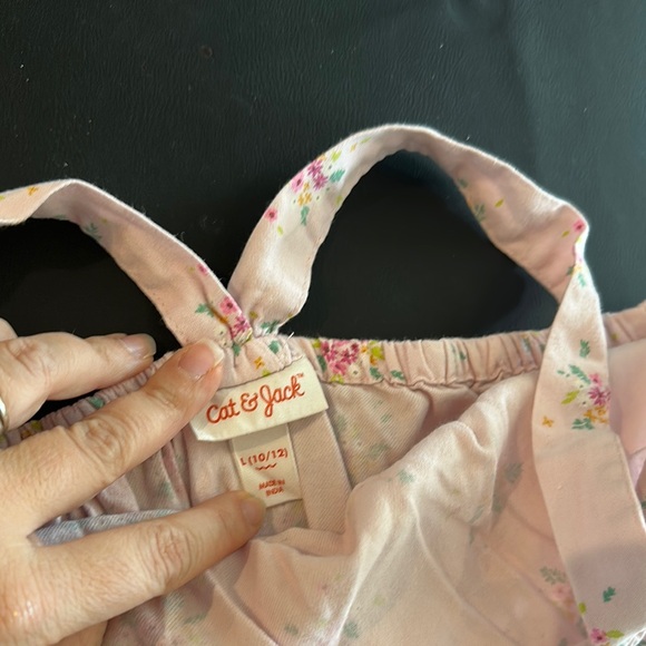 Cat & Jack Pink Floral Casual Dress - Picture 2 of 6